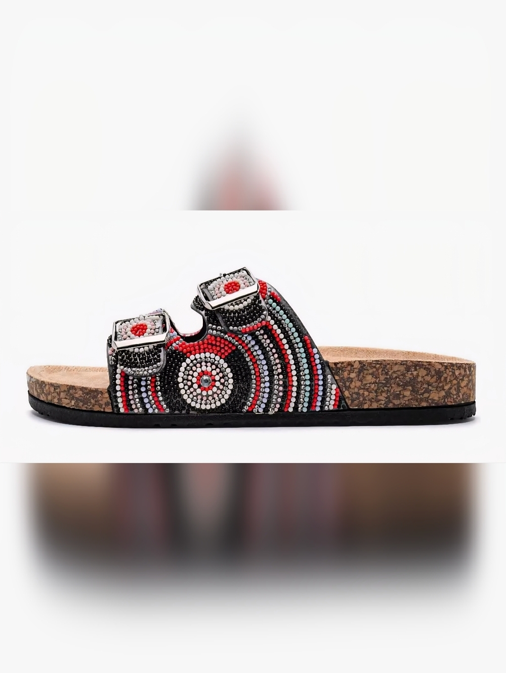 Torotto Womens Slides with Cork Footbed #1255 - Picture 12 of 13